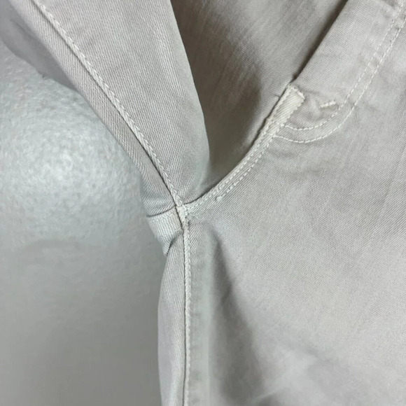 Mother Looker Dagger Lace Trim Ankle Skinny Jeans Size 26 Blush Pink High Waist - Picture 7 of 13